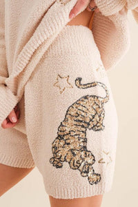 Cozy Soft Knitted Tiger Star Lounge Set - Happily Ever Atchison Shop Co.