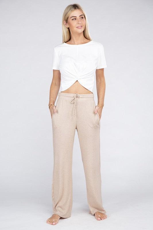Cozy Terry Lounge Pants - Happily Ever Atchison Shop Co.