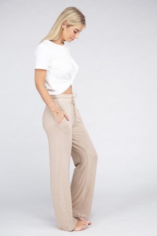 Cozy Terry Lounge Pants - Happily Ever Atchison Shop Co.