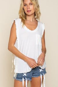 Criss-cross Lace-up Open Back Tank Top - Happily Ever Atchison Shop Co.