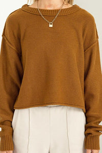 Cuddly Classic Long Sleeve Sweater - Happily Ever Atchison Shop Co.