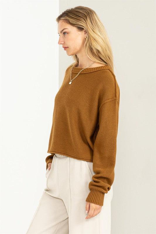 Cuddly Classic Long Sleeve Sweater - Happily Ever Atchison Shop Co.