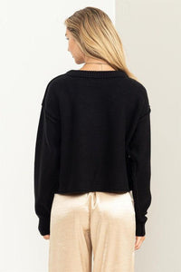 Cuddly Classic Long Sleeve Sweater - Happily Ever Atchison Shop Co.