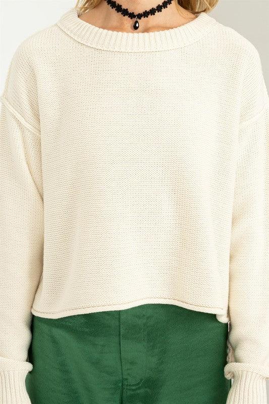 Cuddly Classic Long Sleeve Sweater - Happily Ever Atchison Shop Co.