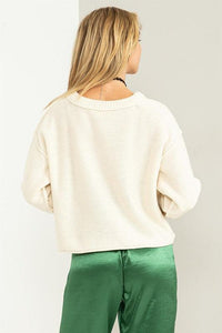 Cuddly Classic Long Sleeve Sweater - Happily Ever Atchison Shop Co.