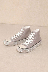 D-CHANTEL-HIGH TOP STUD SNEAKERS - Happily Ever Atchison Shop Co.