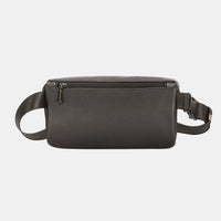 David Jones PU Leather Double Zipper Adjustable Belt Bag - Happily Ever Atchison Shop Co.