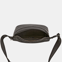 David Jones PU Leather Double Zipper Adjustable Belt Bag - Happily Ever Atchison Shop Co.