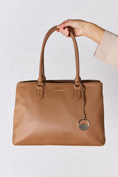 David Jones Structured Leather Handbag - Happily Ever Atchison Shop Co.