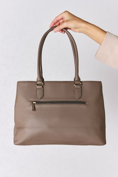 David Jones Structured Leather Handbag - Happily Ever Atchison Shop Co.