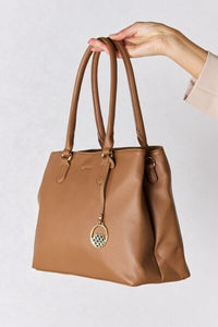 David Jones Structured Leather Handbag - Happily Ever Atchison Shop Co.