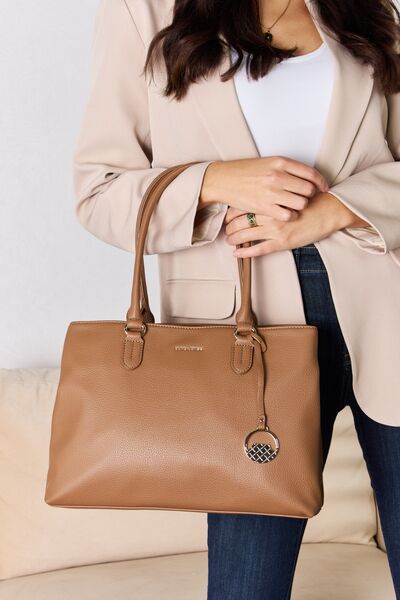 David Jones Structured Leather Handbag - Happily Ever Atchison Shop Co.