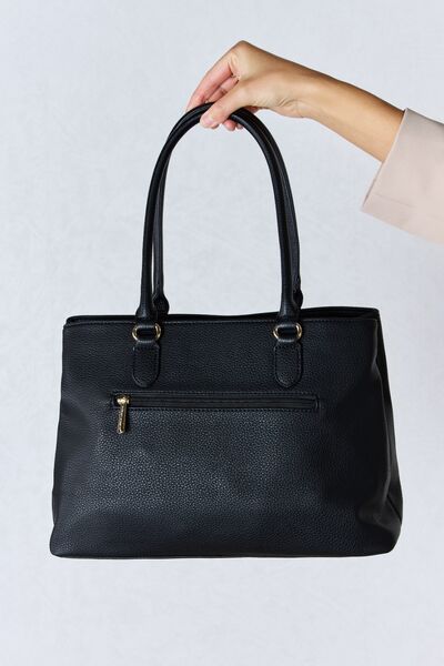 David Jones Structured Leather Handbag - Happily Ever Atchison Shop Co.