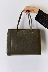 David Jones Texture PU Leather Handbag - Happily Ever Atchison Shop Co.