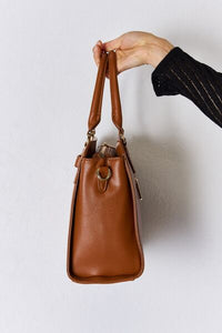 David Jones Texture PU Leather Handbag - Happily Ever Atchison Shop Co.