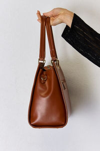 David Jones Texture PU Leather Handbag - Happily Ever Atchison Shop Co.