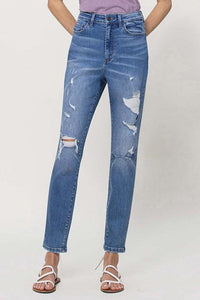 Distressed Mom Jeans - Happily Ever Atchison Shop Co.
