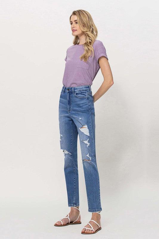 Distressed Mom Jeans - Happily Ever Atchison Shop Co.