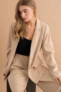 DOUBLE BUTTON BLAZER JACKET - Happily Ever Atchison Shop Co.