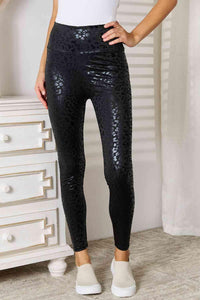 Double Take High Waist Leggings - Happily Ever Atchison Shop Co.