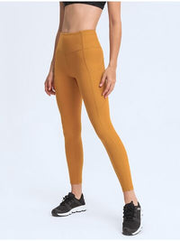 Double Take Wide Waistband Leggings with Pockets - Happily Ever Atchison Shop Co.