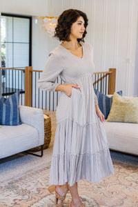 Easy Come, Easy Go Tiered Midi Dress - Happily Ever Atchison Shop Co.