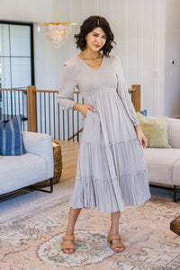 Easy Come, Easy Go Tiered Midi Dress - Happily Ever Atchison Shop Co.
