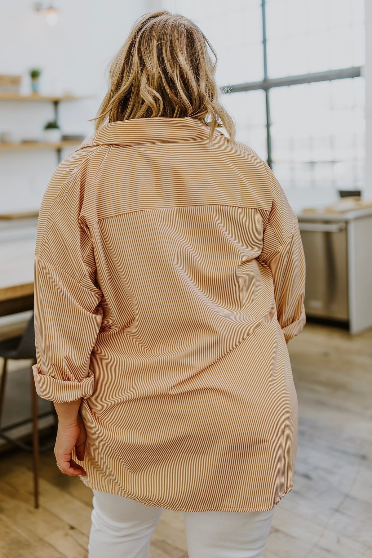 Easy On The Eyes Striped Button Up - Happily Ever Atchison Shop Co.