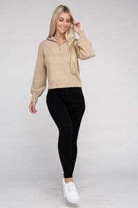 Easy-Wear Half-Zip Pullover - Happily Ever Atchison Shop Co.