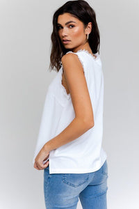 Edgy Frayed Top - Happily Ever Atchison Shop Co.