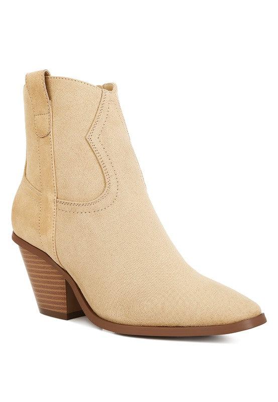 Elettra Ankle Length Cowboy Boots - Happily Ever Atchison Shop Co.