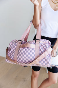 Elevate Travel Duffel in Pink - Happily Ever Atchison Shop Co.