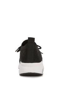 Elizha Stud Embellished Lace Up Sneakers - Happily Ever Atchison Shop Co.