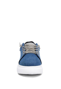 Ena Rhinestone Embellished Denim Sneakers - Happily Ever Atchison Shop Co.