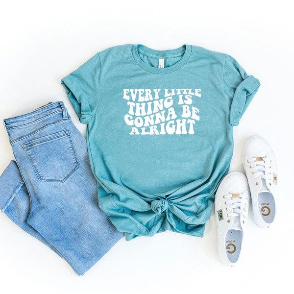 Every Little Thing Wavy Short Sleeve Graphic Tee - Happily Ever Atchison Shop Co.