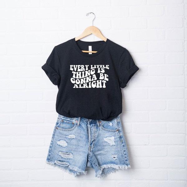 Every Little Thing Wavy Short Sleeve Graphic Tee - Happily Ever Atchison Shop Co.