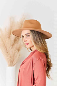 Fame Flat Brim Fedora Fashion Hat - Happily Ever Atchison Shop Co.