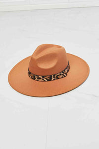 Fame In The Wild Leopard Detail Fedora Hat - Happily Ever Atchison Shop Co.