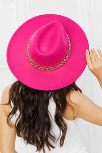 Fame Keep Your Promise Fedora Hat in Pink - Happily Ever Atchison Shop Co.