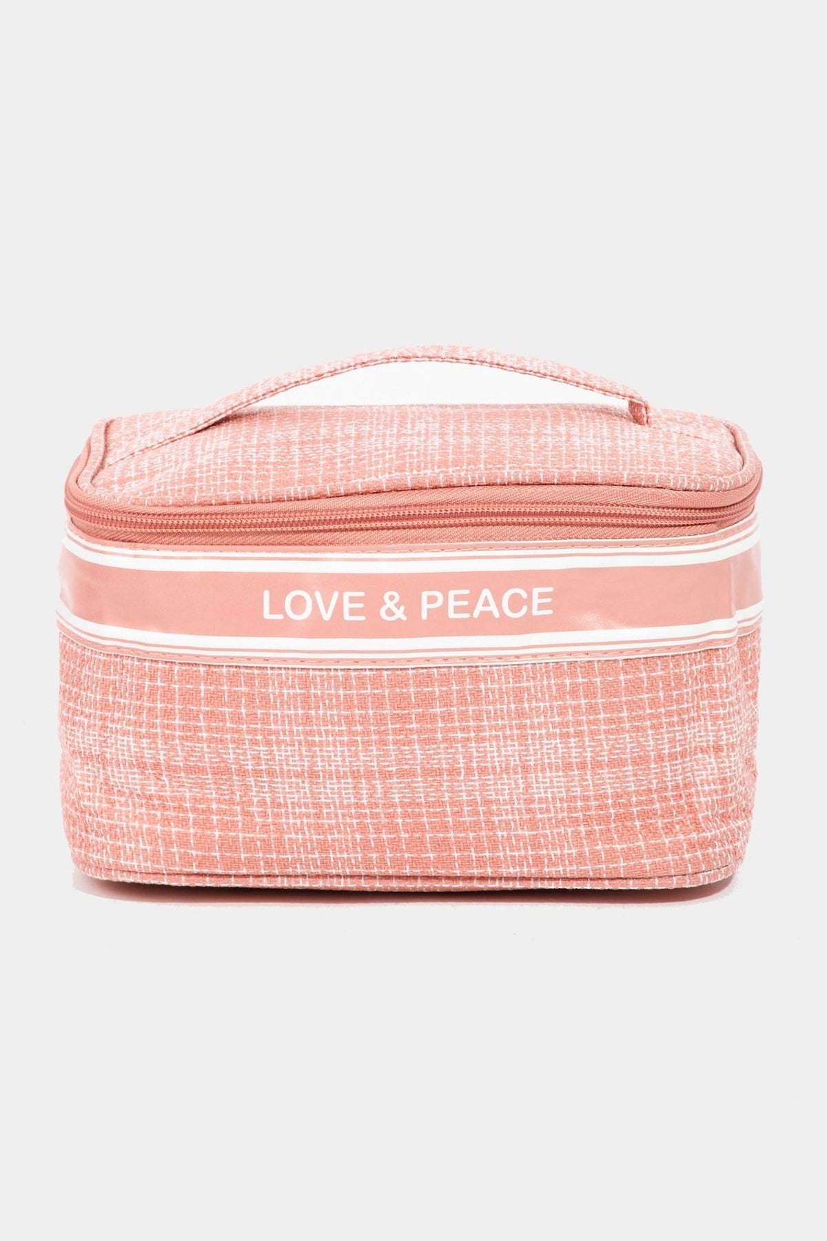 Fame Love & Peace Striped Handle Bag - Happily Ever Atchison Shop Co.