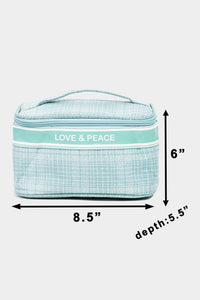 Fame Love & Peace Striped Handle Bag - Happily Ever Atchison Shop Co.