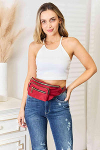 Fame Triple Pocket Nylon Fanny Pack - Happily Ever Atchison Shop Co.