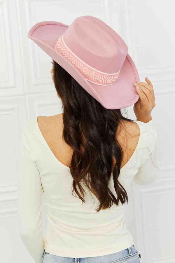 Fame Western Cutie Cowboy Hat in Pink - Happily Ever Atchison Shop Co.