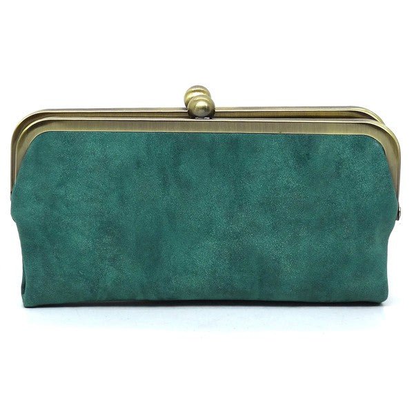 Fashion Kiss Lock Clutch Wallet - Happily Ever Atchison Shop Co.