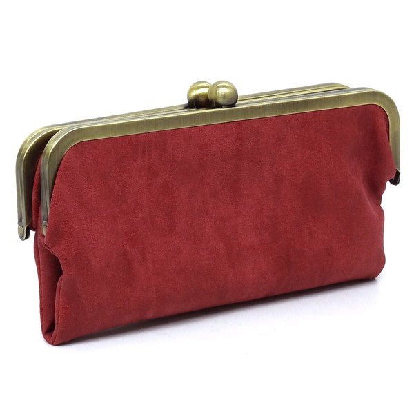 Fashion Kiss Lock Clutch Wallet - Happily Ever Atchison Shop Co.