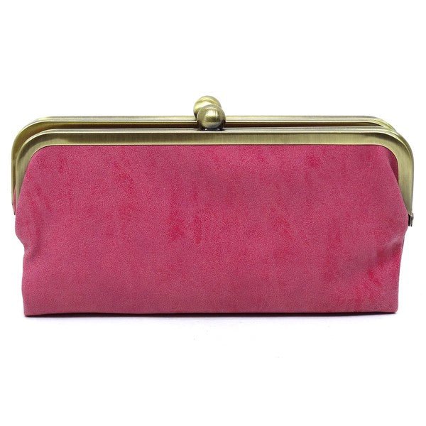 Fashion Kiss Lock Clutch Wallet - Happily Ever Atchison Shop Co.