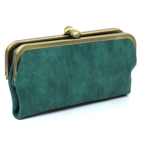 Fashion Kiss Lock Clutch Wallet - Happily Ever Atchison Shop Co.