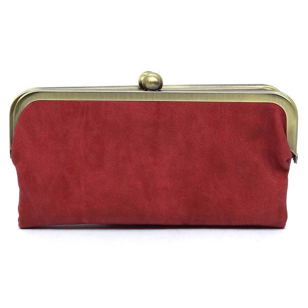 Fashion Kiss Lock Clutch Wallet - Happily Ever Atchison Shop Co.