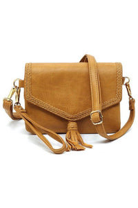 Fashion Tassel Flap Envelope Clutch Crossbody Bag - Happily Ever Atchison Shop Co.
