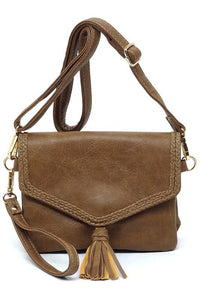 Fashion Tassel Flap Envelope Clutch Crossbody Bag - Happily Ever Atchison Shop Co.